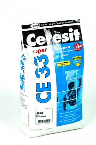 Затирка CERESIT CE33 5кг белая