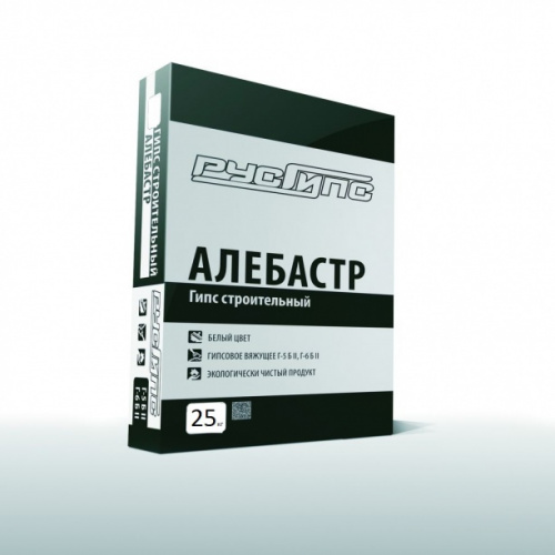гипс строительный Русгипс (25кг)